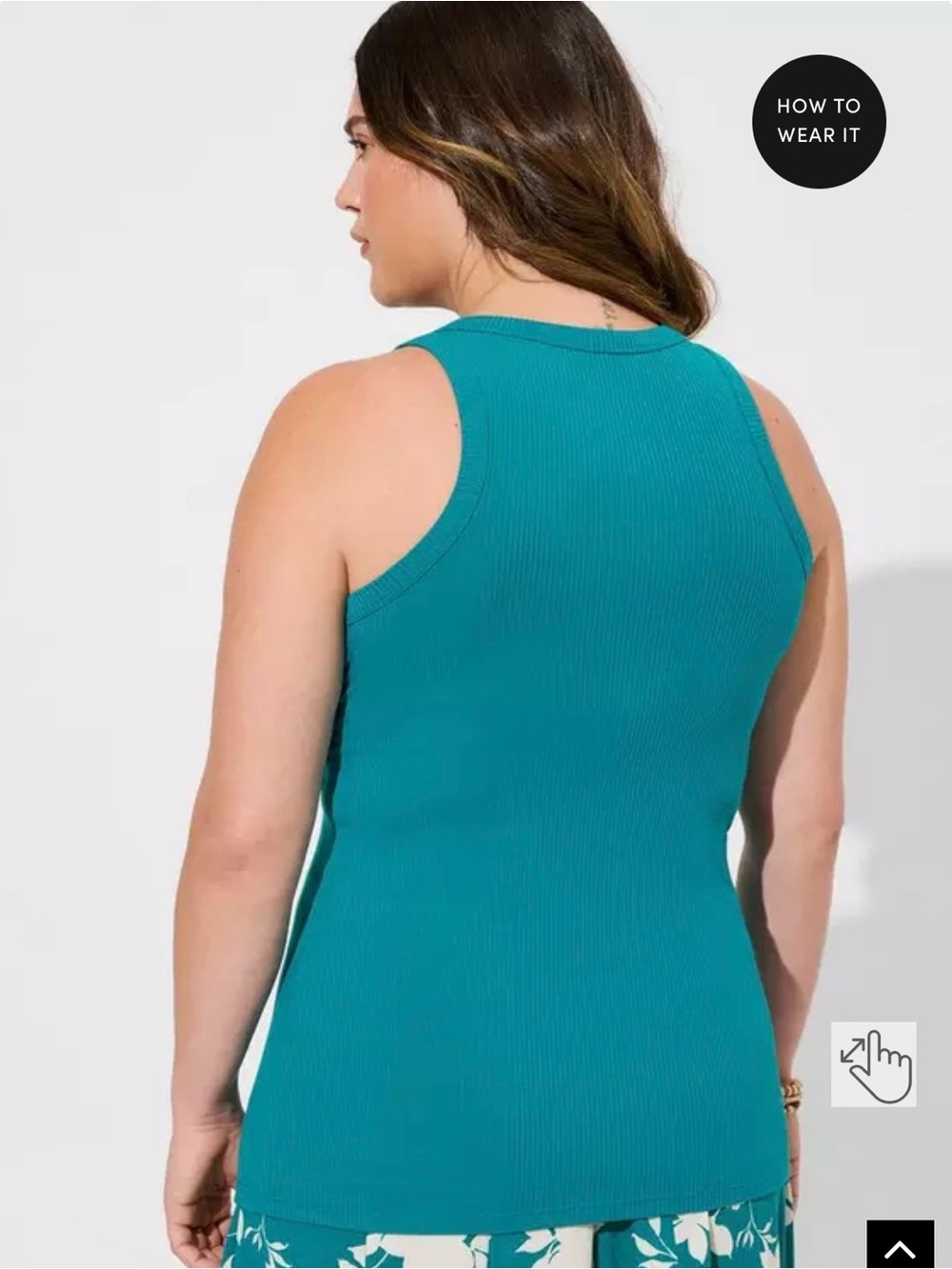 Torrid Super Soft Rib High Neck Tank - Picture 2 of 4